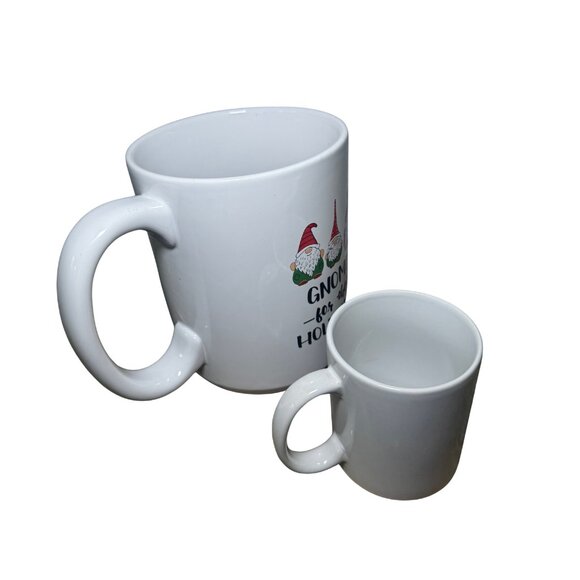 OVERSIZED Gnome For the Holidays White Mug 50 Ounces PLUS - Picture 8 of 10